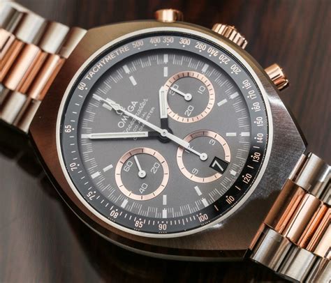 omega speedmaster two tone|omega speedmaster mark ii strap.